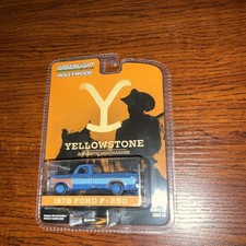 Greenlight 1/64 1978 78 Ford F-250 Yellowstone Green Machine Chase Walmart Blue
