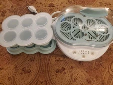 nutribullet Baby Turbo Food Steamer & Baby silicone freezer food storage