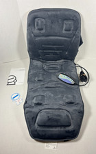 COMFIER Cojín de Asiento de Masaje con Calor, Masajeador de Espalda, 10 Motores de Vibración, Gris