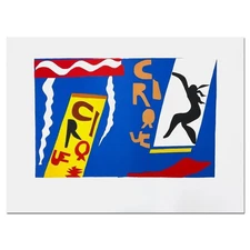 Henri Matisse 1869-1954 (After), "Le Cirque (The Circus)" Limited Edition Lithog