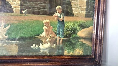 VINTAGE Large 18x22 Framed 1968 Paul Detlefsen print | eBay