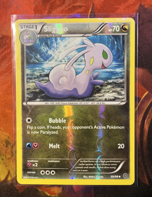 Pokémon TCG Sliggoo 59/98 Reverse Holo Uncommon Ancient Origins