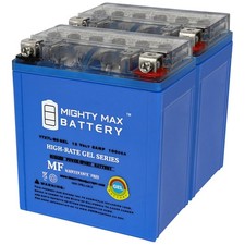Mighty Max YTX7L-BSGEL 12V Battery Replaces Dirt Bike Quads ATV Scooter - 2 Pack