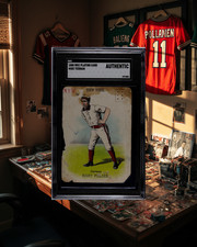 1888 WG1 Playing Card -- Mike Tiernan -- Yankees -- SGC A