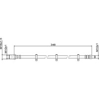 Metzger 4111498 Bremsschlauch