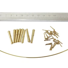 Scale 1/80 Model Accessories CNC Brass cannons + Ship Model Rope Bolts Brass