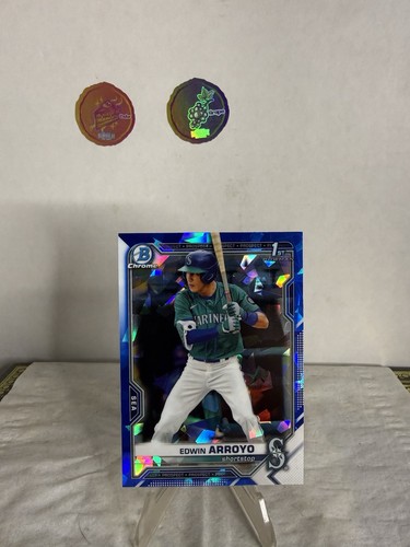 Edwin Arroyo #BDC-74 2021 Bowman Draft Sapphire card
