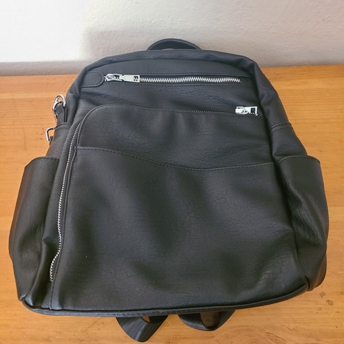 Antik Kraft Black Convertible Bag Crossbody Shoulder Bag/Backpack, New W Tags - Picture 5 of 17