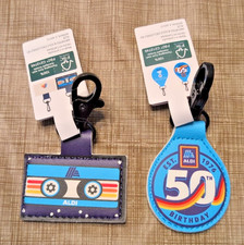 Bundle 2026 ALDI 50th Birthday & Cassette Quarter Coin Holder Keeper Keychains