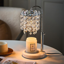 Candle Warmer Lamp with Timer Dimmer Adjustable Height for New Home Bedroom,Vint