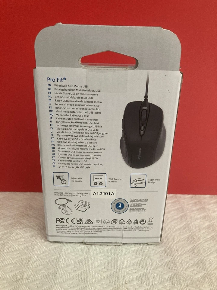KENSINGTON - Souris Kensington Pro Fit USB - K72355EU - Neuve - Photo 4/4