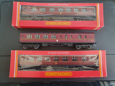 Hornby R474 LMS Composite Coaches (Boxed) and R475 Brake Coach