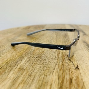 Nike 8173 065 Grey Silver Eyeglasses Frames Only 52 17 140 Unisex Rimless