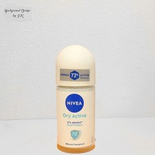 50Ml Nivea Dry Active Anti Transpirant Deo Roller 72H Roll On Dry Fresh