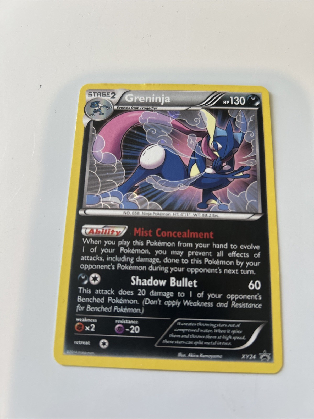 Greninja - XY24 - Pokemon XY Promo Holo Rare Card HP