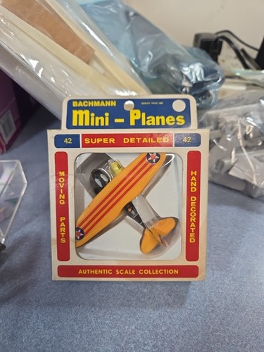 Bachmann Mini Planes #42 Curtiss P-6E Hawk Prop Off The Plane But In The Box