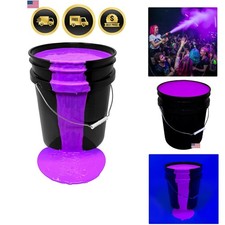 UV Neon Purple Washable Party Paint 5 Gallon Bulk Fluorescent Glow In The Dark