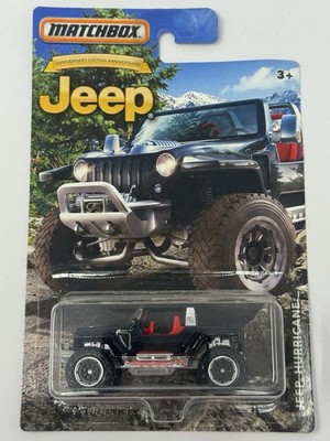 Matchbox Black Jeep Hurricane Anniversary Edition B6