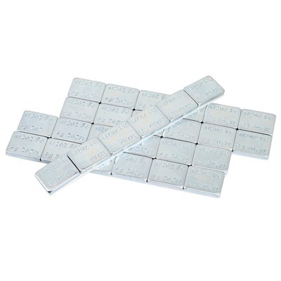 Eisen Tools 1/2oz Adhesive Stick on Wheel Weights Zinc Grey 144 PCS 24 Strips