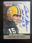 Bart Starr Autographed  1990 Pro Set Football SB MVP Card #1 Packers HOF