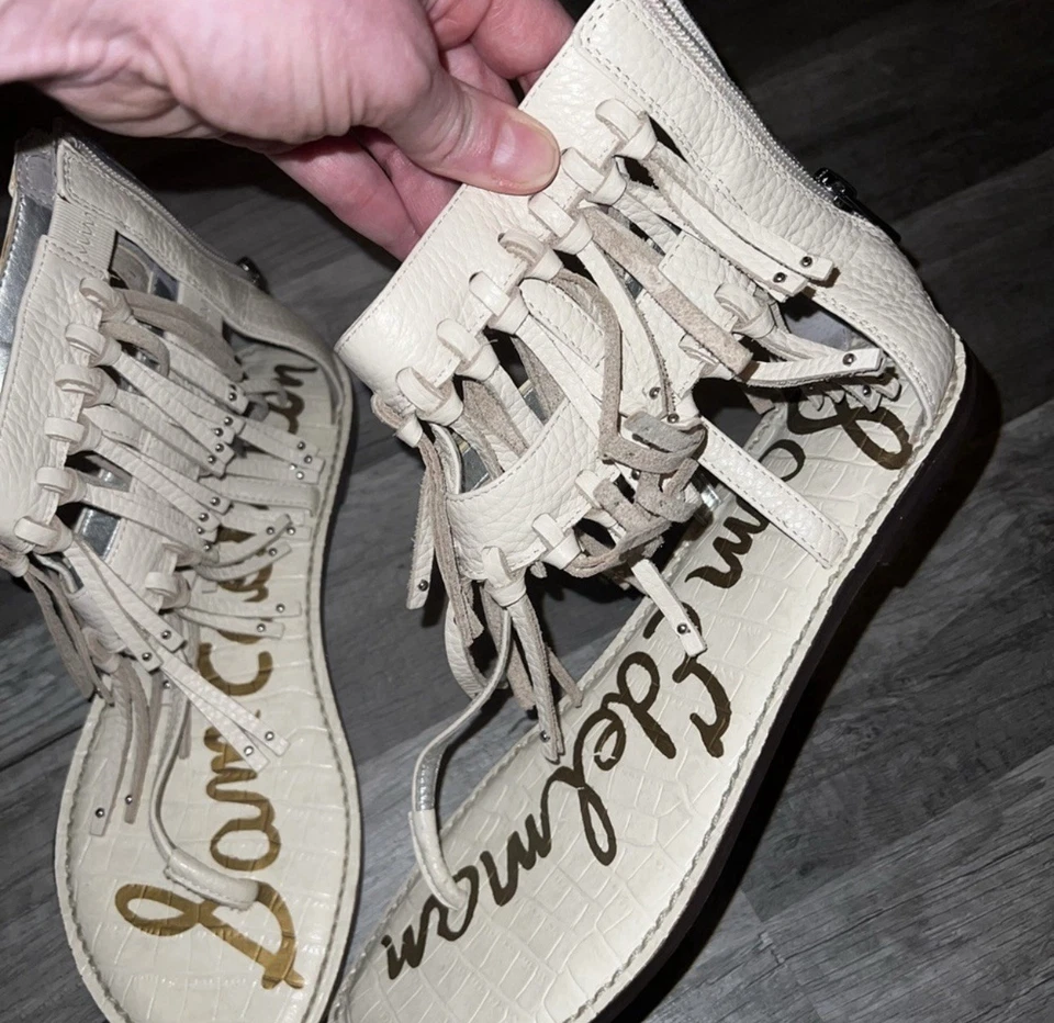 Sandalias Sam Edelman con flecos, ¡usadas en excelente estado! Foto 2 de 3