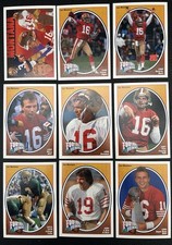 1991 Upper Deck Joe Montana HOF Football Heroes Complete INSERT Set Of 1-9!!!!!!
