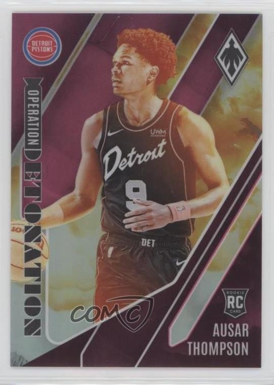 2023 Panini Phoenix Operation Detonation Pink 2/99 Ausar Thompson Rookie RC 2oz