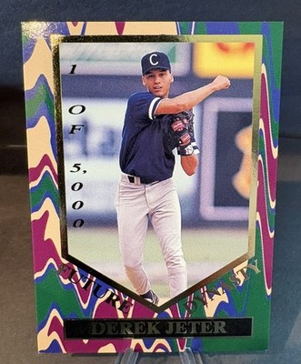Derek Jeter #P3 1995 Signature Rookies Future Dynasty Promotional Yankees Card