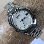 Vintage Seiko Women 4205-0030-P  Silver Tone Automatic 25mm Watch 6 1/4"