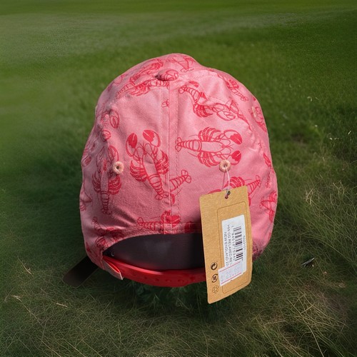 Sombrero de Golf Callaway Nueva Inglaterra Coral Rosa Langosta Ajustable Nuevo con Etiquetas - Imagen 5 de 5
