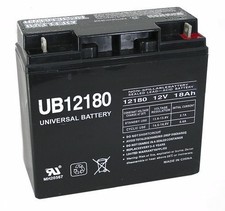 UPG UB12180 Battery - 12V 18AH Sealed AGM Battery w/1 Yr Warranty
