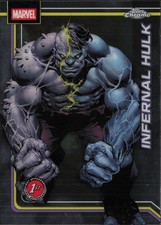 2026 Topps Chrome Marvel Comics #54 Infernal Hulk