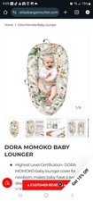 Dora Momoko Baby Lounger Flowers And Acorns 35x21 Inches 0-24 Months NEW
