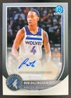 Rob Dillingham 2025-26 Bowman Chrome Auto Timberwolves