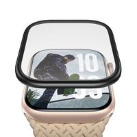 PanzerGlass Screen Protector w. Black Metal Frame Apple Watch PG56329