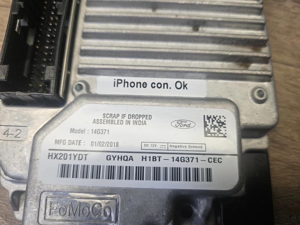 2018-20 FORD ECOSPORT SYNC 3 COMM. CONTROL MODULE H1BT-14G371-CEC #092633-43A - Image 3 of 3