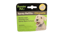 NEW 2 Citronella Spray Refills for Premier Pet Bark Collars FAST FREE SHIP