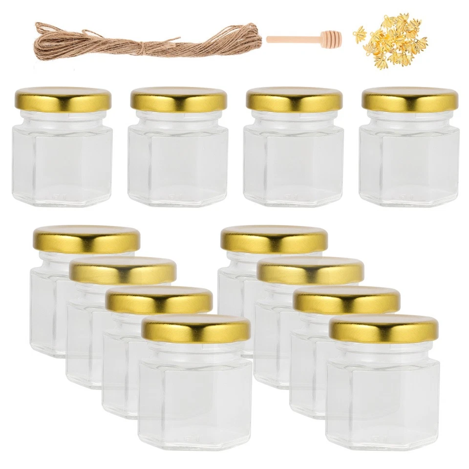 20 Pcs Kleine Weckgläser Tiegel Mini -Gläser Kleiner Glasbehälter - Bild 3 von 4