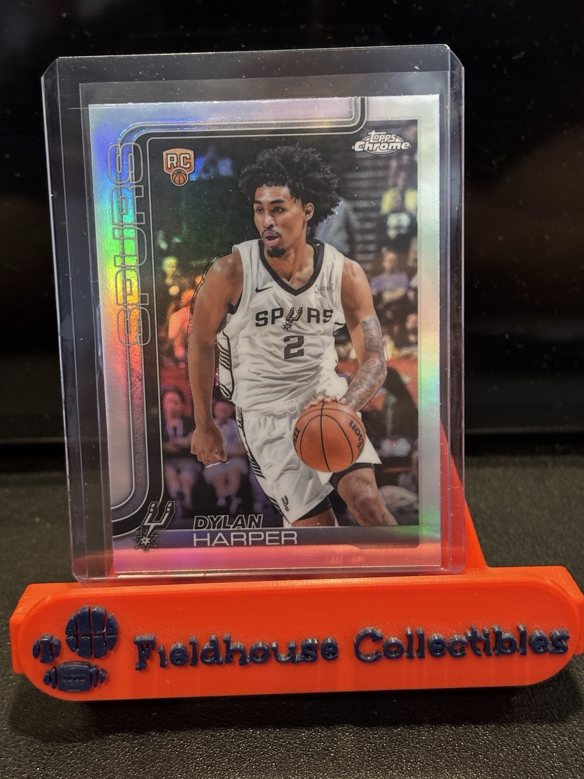 2025-26 Topps Chrome Basketball Dylan Harper Silver Refractor Rookie RC #252