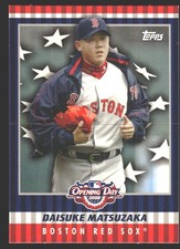 Daisuke Matsuzaka #FC-DM 2008 Topps Opening Day Flapper Cards Boston Red Sox