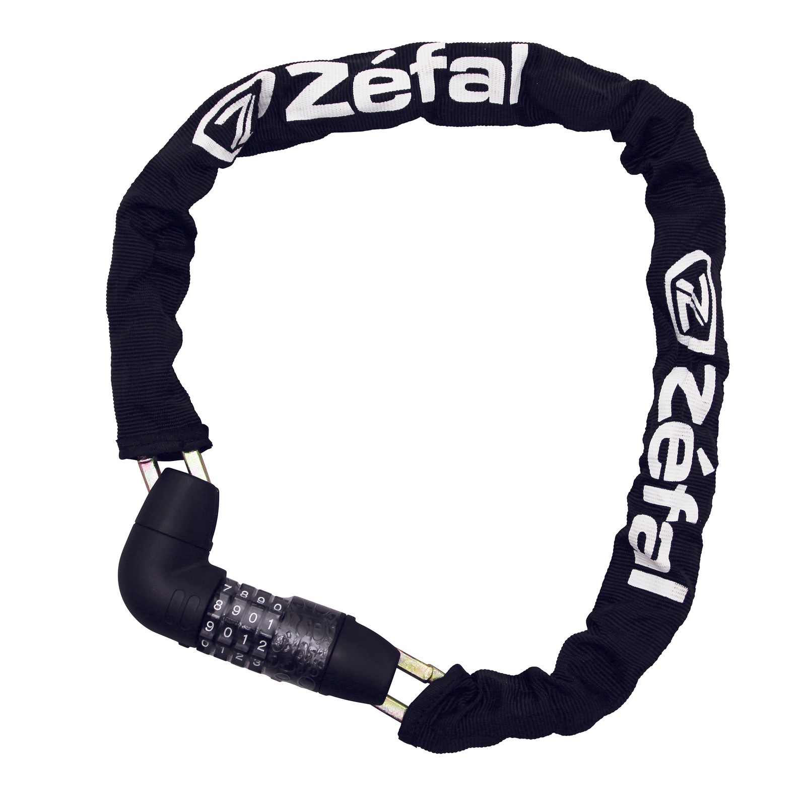 Antivol chaine de velo Zefal M12 a code 8mm l0.80m noir pour la protection au quotidien
