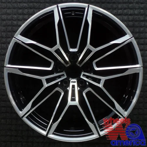 Wheel Rim BMW 430i xDrive M3 M4 M440i 19 2021-2025 36108093832 Front OE 86606 - Image 3 of 4