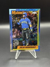 2025 Topps Chrome Julio Rodriguez 90CB-6 1990 Topps | Seattle Mariners