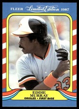 Eddie Murray 1987 Fleer Limited Edition #31 Orioles MLB READ FREE SHIPPING