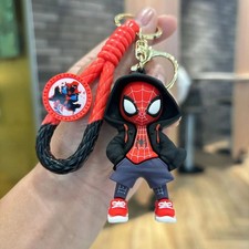 Spider-Man-Inspired Action Figure Keychain Superhero Backpack Pendant Car Key