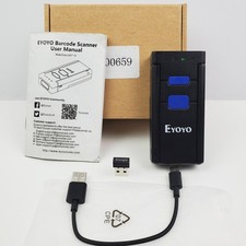 Eyoyo Barcode Scanner 1D Handheld Bluetooth Wireless USB Complete Working