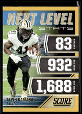 2021 Score - Next Level Stats Alvin Kamara #NL20 Gold