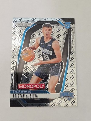 2024-25 Panini Prizm Monopoly GO Parallel Tristan DA Silva #48 RC Orlando Magic