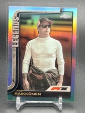 2025 Topps Chrome Silver Refractor F1 Formula 1 #157 Kimi Raikkonen LEGENDS
