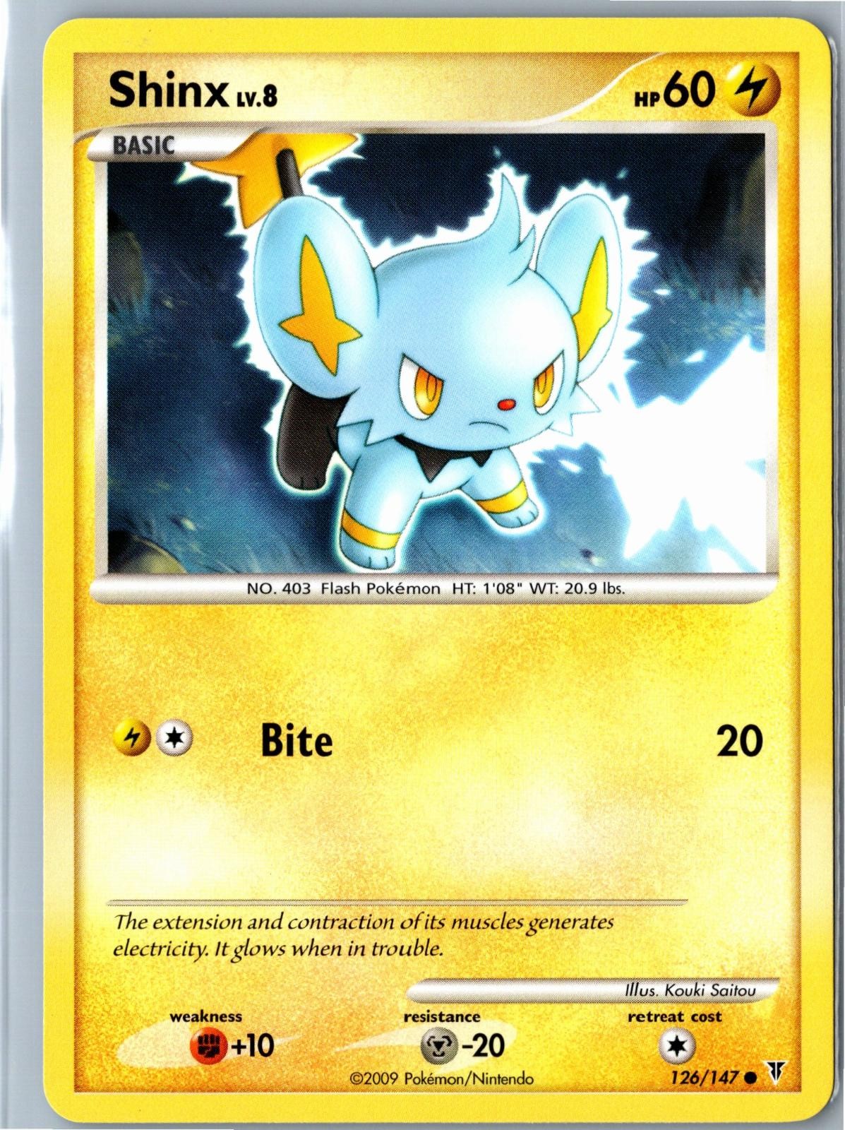 Pokemon Card - Shinx - Supreme Victors - 126/147 - Common - Lightly Played